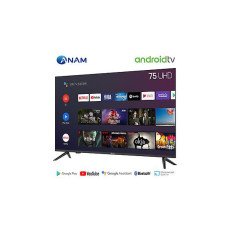 아남 AMG-7500BS 189cm(75인치) 구글 안드로이드 TV 스탠드형 TV 사운드바패키지 > 영상가전